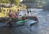 Este fin de semana se realiza una fecha del Campeonato Provincial de Kayak en el Paraje Las Cascadas