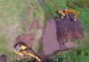 Realizan limpieza de canales sobre el arroyo Barraqué