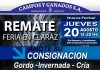 Remate en Claraz de Campos y Ganados SA – Jueves 20 de agosto