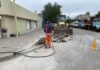 Modifican un conducto de desagüe pluvial