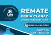 Remate: Feria en Claraz el miércoles 22 de mayo