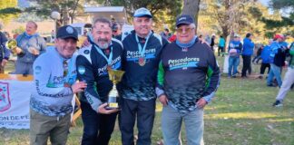 Hugo Tobal, Silvio Vidal, "Quique" Vidal y Jorge Tridón fueron subcampeones por equipo.